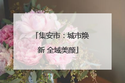 集安市：城市焕新 全域美颜