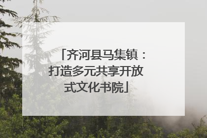 齐河县马集镇：打造多元共享开放式文化书院