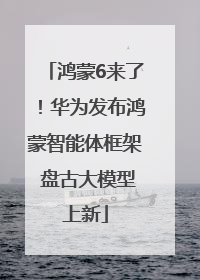鸿蒙6来了！华为发布鸿蒙智能体框架 盘古大模型上新