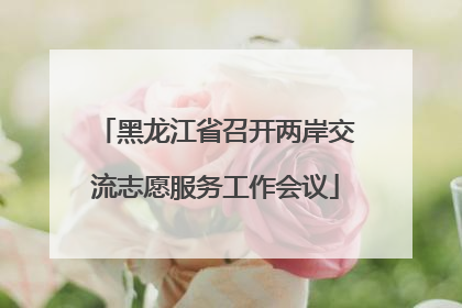 黑龙江省召开两岸交流志愿服务工作会议