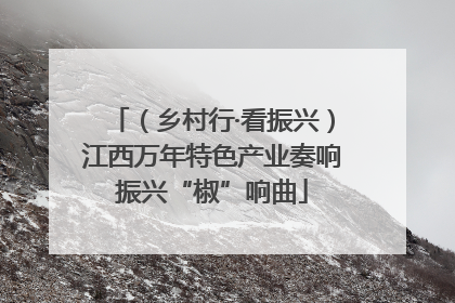 （乡村行·看振兴）江西万年特色产业奏响振兴“椒”响曲