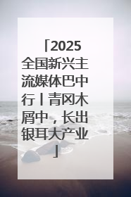 2025全国新兴主流媒体巴中行丨青冈木屑中，长出银耳大产业