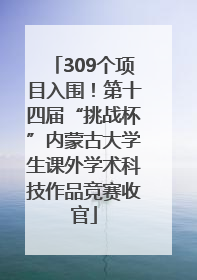 309个项目入围！第十四届“挑战杯”内蒙古大学生课外学术科技作品竞赛收官