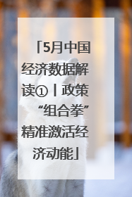 5月中国经济数据解读①丨政策“组合拳”精准激活经济动能