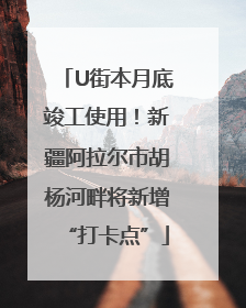 U街本月底竣工使用！新疆阿拉尔市胡杨河畔将新增“打卡点”